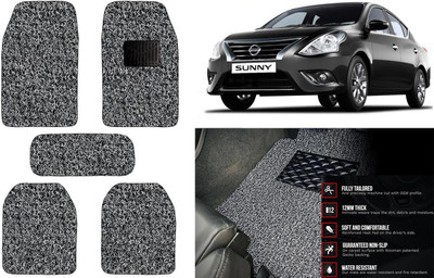 Auto Kite Plastic, PVC Standard Mat For  Nissan Sunny(Black, Grey)