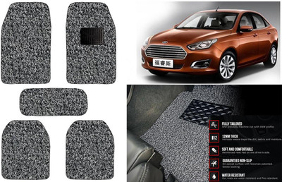 Auto Kite Plastic, PVC Standard Mat For  Ford Escort(Black, Grey)