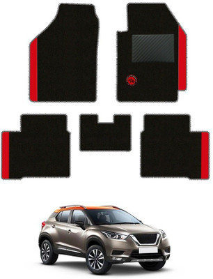elegant Polypropylene Standard Mat For  Nissan KICKS(Black, Red)