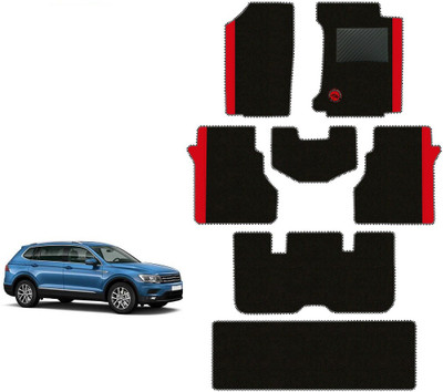 elegant Polypropylene Standard Mat For  Volkswagen Tiguan(Black, Red)