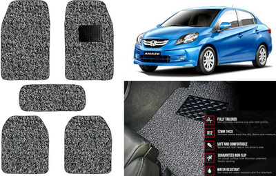 Auto Kite Plastic, PVC Standard Mat For  Honda Amaze(Black, Grey)