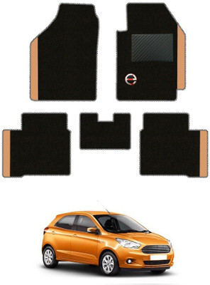 elegant Polypropylene Standard Mat For  Ford Figo(Black, Beige)