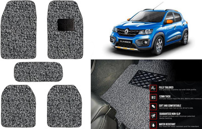 Auto Kite Plastic, PVC Standard Mat For  Renault Kwid(Black, Grey)