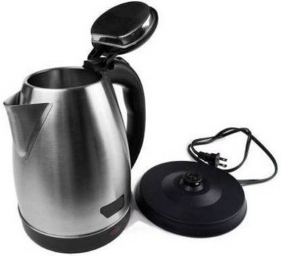 LUDDITE ™SC-1838 Cordless Stainless Steel - 7 Cup 1.8 L - MS -88 Hot Water Tea Coffee Electric Kettle (1.8 L, Black) Electric Kettle(1.8 L, Silver)