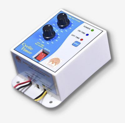 Magnus M-1121 Analog Cyclic Timer/Hydrophonics Timer Programmable Electronic Timer Switch(White)