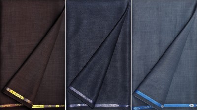KUNDAN SULZ GWALIOR Viscose Rayon Self Design Trouser Fabric