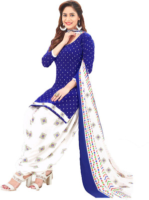 Sharvi Synthetic Printed Salwar Suit Material(Unstitched)