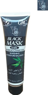 YC Black Mask With Bamboo Charcoal For Skin Fairness(100 ml)