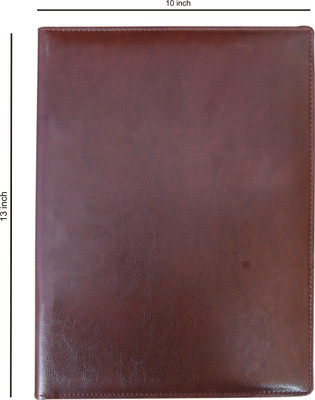 Royal stationary Good Quality of Rexine Nut Bolt Hotel / Restaurant Menu Folder , Document Organizer, With 24 Leaflets (Pack of 4, Size: A4, Colour : Brown)(Set Of 4, Brown)