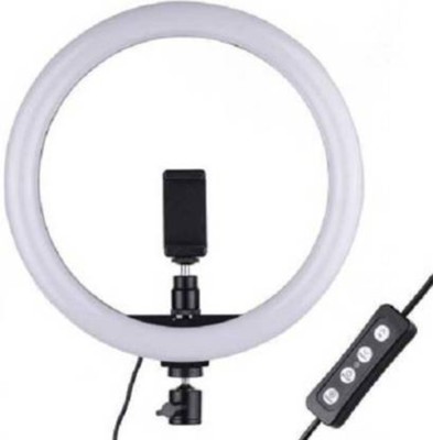 ShopyBucket 10 Inch Big LED Ring Light For Camera And Phones Ring Flash(White, Multicolor)