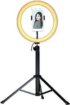 JAMMY ZONES Big Selfie Ring Light Ring Flash(White, Multicolor)
