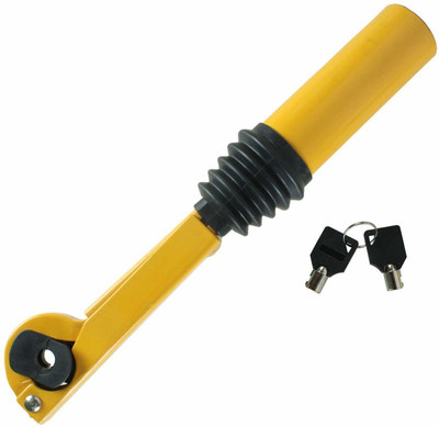 ALLEXTREME JB-301 Universal Anti Theft Car Gear Lock Adjustable Handbrake to Gearshift Locking Rod Gear Lock(Stainless Steel)