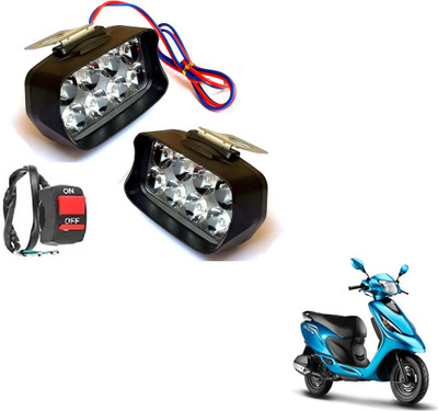 MOCKHE MAGVLB-8LDNL-259 Headlight Motorbike LED for TVS (12 V, 24 W)(Zest, Pack of 2)