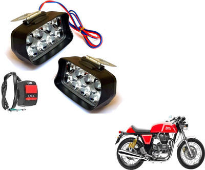 MOCKHE MAGVLB-8LDNL-60 Headlight Motorbike LED for Royal Enfield (12 V, 24 W)(Continental GT, Pack of 2)