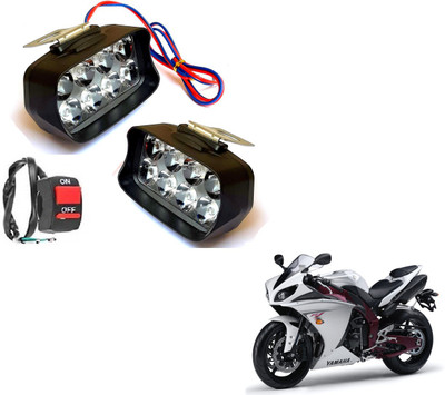 MOCKHE MAGVLB-8LDNL-188 R1 Headlight Motorbike LED for Yamaha (12 V, 24 W)(Universal For Bike, Pack of 2)