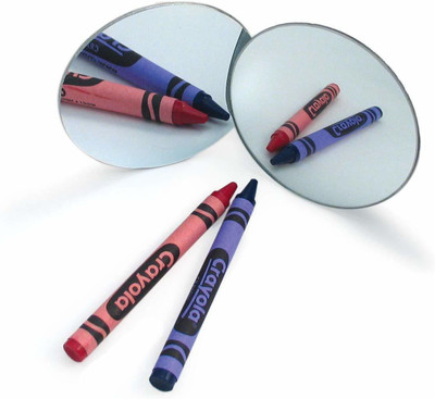ERHIndia Diameter Concave and Convex Mirror for Science Activity(Silver)