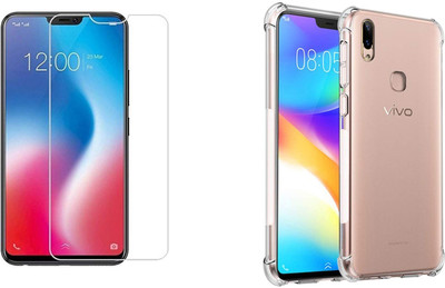 Sriguru Screen Protector Accessory Combo for VIVO V9(White, Gold)