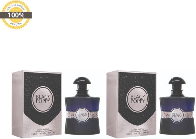 SNIFF Black Poppy EDP, Pack of 2 Perfume  -  200 ml(For Men & Women)