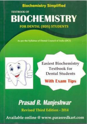 Textbook Of Biochemistry For Dental Students(Paperback, Prasad R Manjeshwar)