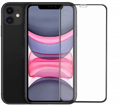 HQ Protection Edge To Edge Tempered Glass for Apple iPhone XR, Apple iPhone 11 (6.1) | 11D Anti Scratch 9H Hardness Cover Friendly Anti Shatter Proof Full Edge(Pack of 1)