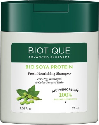 BIOTIQUE Bio Soya Protein Fresh Nourishing Shampoo 75 ml