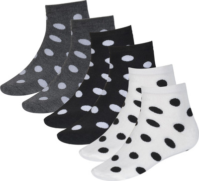 Freshfoot Men & Women Printed Ankle Length(Pack of 6)