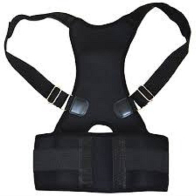 MOOZICO Real Doctors Plus Posture Support Brace Belt Back Posture Corrector(Black)
