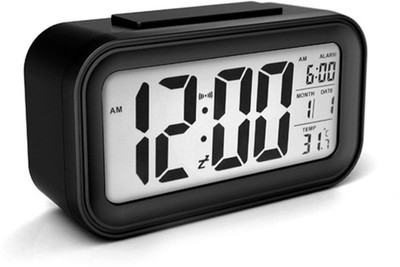 Fulkiza Digital Black Clock