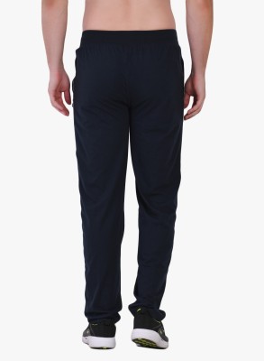 Muffy Solid Men Blue Track Pants