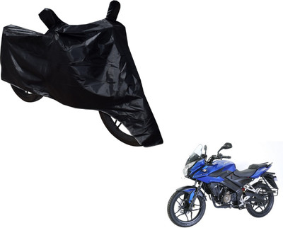 NIKS Two Wheeler Cover for Bajaj(Pulsar AS 150, Black)
