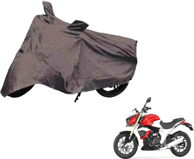 NIKS Two Wheeler Cover for Mahindra(Mojo, Grey)