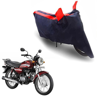 Oshotto Waterproof Two Wheeler Cover for Hero(HF Dawn, Blue, Red)
