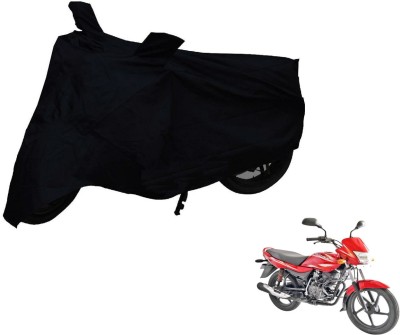 NIKS Two Wheeler Cover for Bajaj(Platina 100 DTS-i, Black)