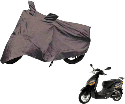 Auto Hub Two Wheeler Cover for Hero(Electric Zippy, Grey)