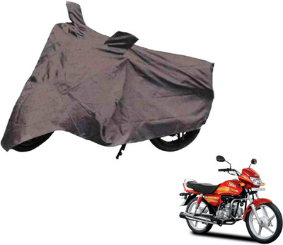 zedaan Waterproof Two Wheeler Cover for Hero(CD deluxe, Grey)