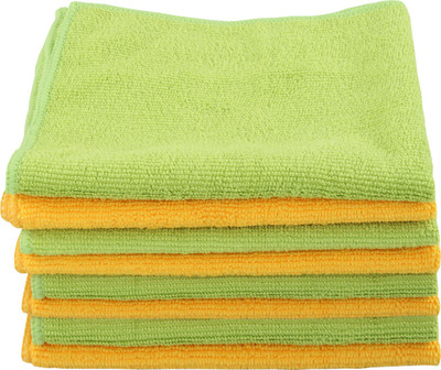 SOMUDEE Microfiber Vehicle Washing  Cloth(Pack Of 8, 230 GSM)