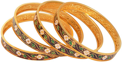 Weldecor Metal Bangle Set(Pack of 4)