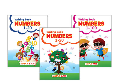 Writing Book Numbers (Set of 3 Books)(English, Paperback, Maple Press)