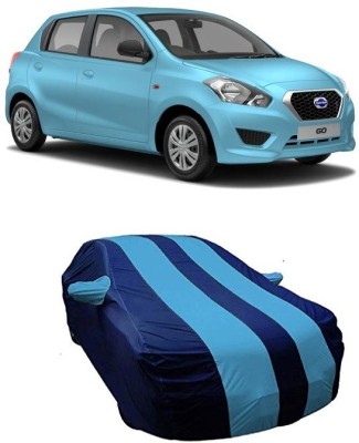 DgTrendz Car Cover For Datsun Go (With Mirror Pockets)(Multicolor)