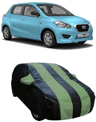 DgTrendz Car Cover For Datsun Go (With Mirror Pockets)(Multicolor)