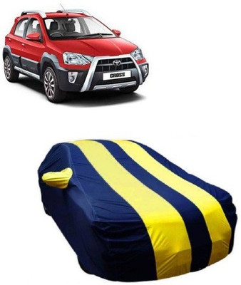 DgTrendz Car Cover For Toyota Etios Cross (With Mirror Pockets)(Multicolor)