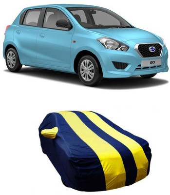 DgTrendz Car Cover For Datsun Go (With Mirror Pockets)(Multicolor)