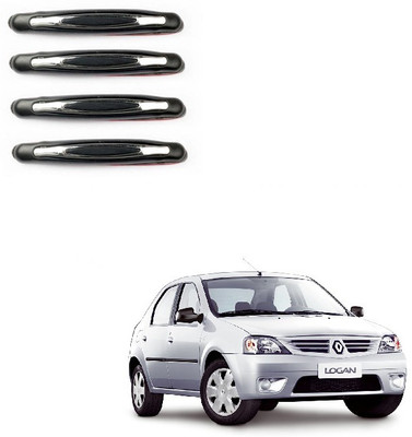 Autofetch Plastic Car Door Guard(Black, Pack of 4, Mahindra, Logan)