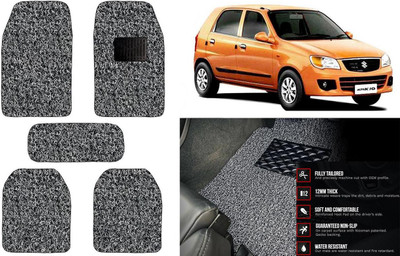 Auto Kite Plastic, PVC Standard Mat For  Maruti Suzuki Alto K10(Black, Grey)