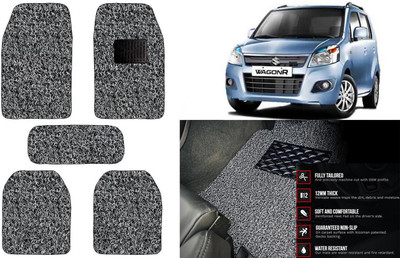 Auto Kite Plastic, PVC Standard Mat For  Maruti Suzuki WagonR(Black, Grey)