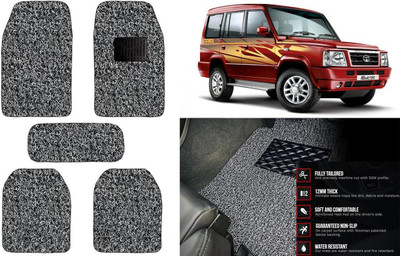 Auto Kite Plastic, PVC Standard Mat For  Tata Sumo(Black, Grey)