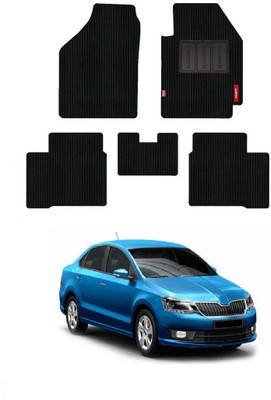 elegant Polypropylene Standard Mat For  Skoda Rapid(Black)