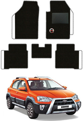 elegant Polypropylene Standard Mat For  Toyota Etios Cross(Black, White)