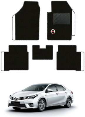 elegant Polypropylene Standard Mat For  Toyota Altis(Black, White)
