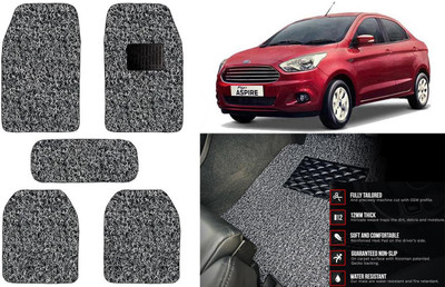 Auto Kite Plastic, PVC Standard Mat For  Ford Aspire(Black, Grey)